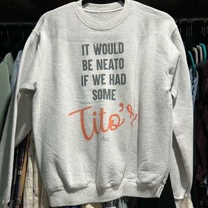 Gray Graphic Men's Sweater